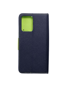 Etui pour XIAOMI Redmi NOTE 12 5G bleu marine / vert lime 2