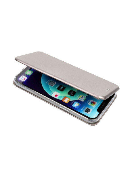 Etui Book Elegance pour XIAOMI Redmi NOTE 12 PRO PLUS 5G acier