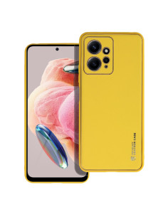 Etui LEATHER Case en cuir pour XIAOMI Redmi NOTE 12 4G JAUNE