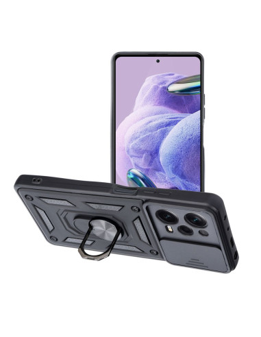 Coque SLIDE ARMOR pour XIAOMI Redmi NOTE 12 PRO 5G noir