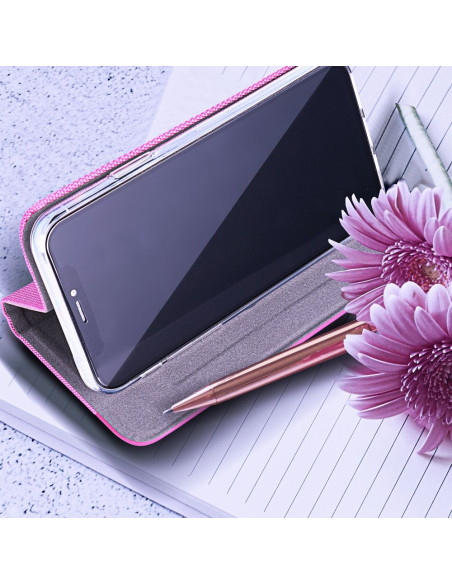 Etui SENSITIVE Book pour XIAOMI Redmi NOTE 12 PRO Plus 5G rose