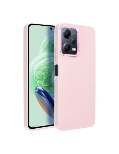 Coque FRAME pour XIAOMI Redmi Note 12 5G rose poudré
