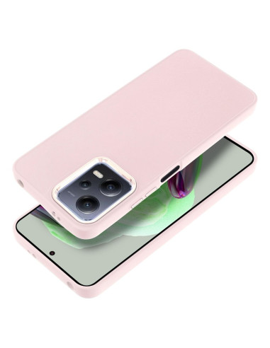 Coque FRAME pour XIAOMI Redmi Note 12 5G rose poudré
