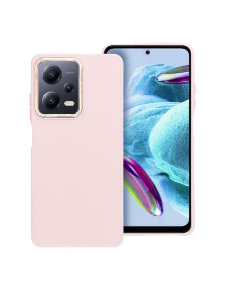 Coque FRAME pour XIAOMI Redmi Note 12 Pro 5G rose poudré