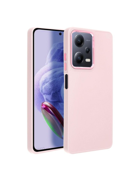 Coque FRAME pour XIAOMI Redmi Note 12 Pro 5G rose poudré