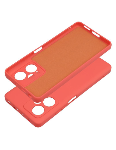 COQUE SILICONE pour XIAOMI Redmi NOTE 12 PRO+ 5G pêche