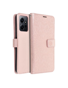Etui MEZZO Book pour XIAOMI Redmi NOTE 12 5G mandala or-rose 2