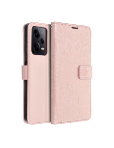 Etui MEZZO Book pour XIAOMI Redmi NOTE 12 PRO 5G mandala or-rose 2