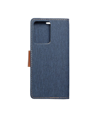Etui Canvas pour XIAOMI Redmi NOTE 12 PRO 5G bleu marine