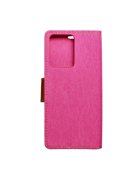 Etui Canvas pour XIAOMI Redmi NOTE 12 PRO 5G rose
