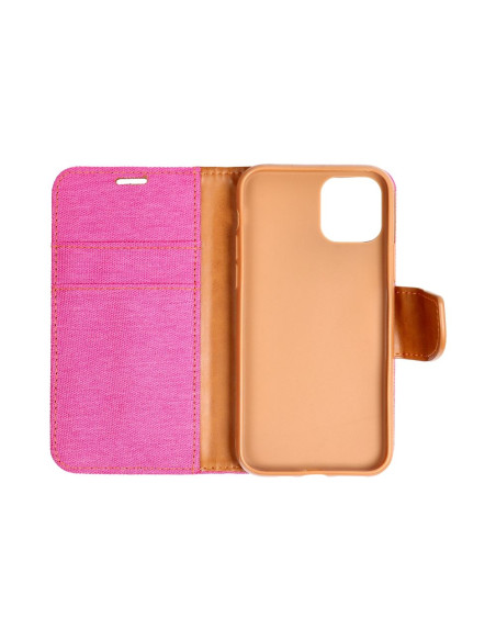 Etui Canvas pour XIAOMI Redmi NOTE 12 PRO 5G rose