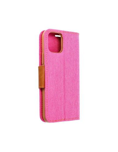 Etui Canvas pour XIAOMI Redmi NOTE 12 PRO 5G rose