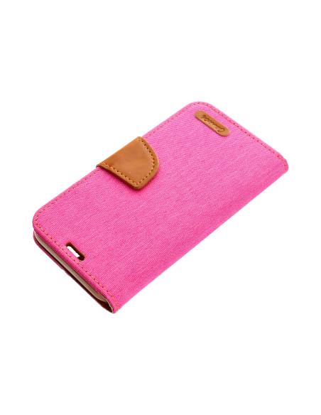Etui Canvas pour XIAOMI Redmi NOTE 12 PRO 5G rose