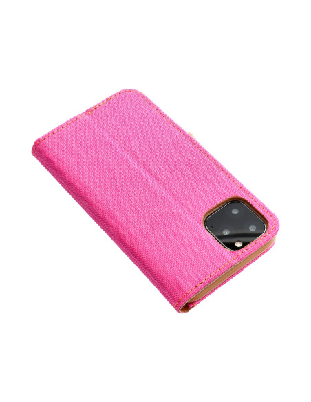 Etui Canvas pour XIAOMI Redmi NOTE 12 PRO 5G rose