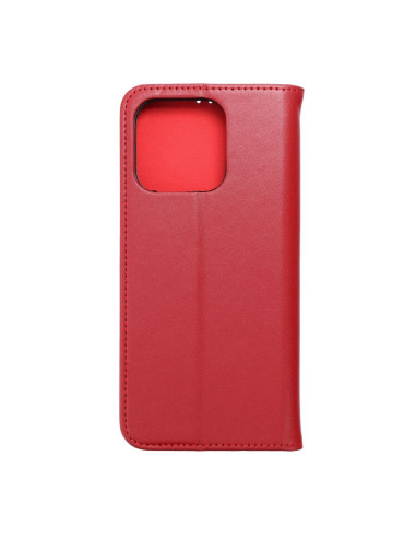 Étui en cuir SMART PRO pour XIAOMI Redmi 12C bordeaux