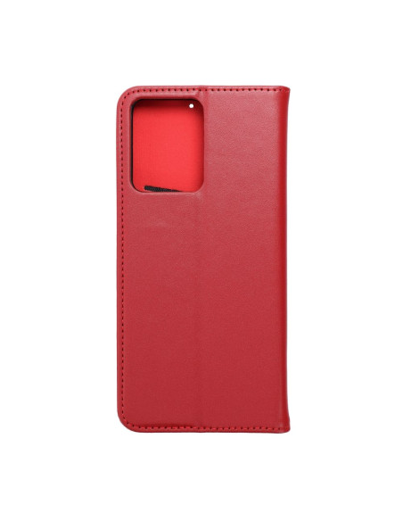 Etui en cuir SMART PRO pour XIAOMI Redmi NOTE 12 4G / POCO M6 Pro 4G bordeaux