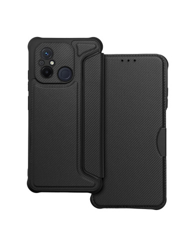 Etui RAZOR Book pour Xiaomi Redmi 12C noir