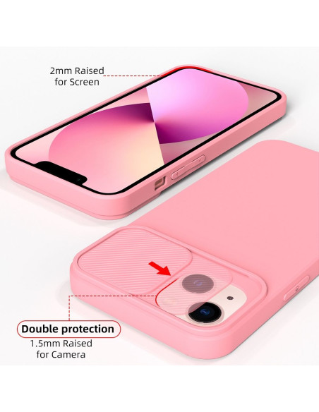 Coque SLIDE pour XIAOMI Redmi 12C rose vif
