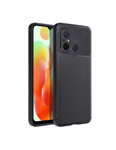 Coque CARBON PREMIUM pour XIAOMI Redmi 12C noir