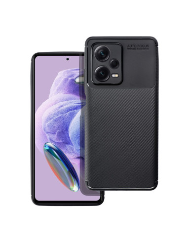 Coque CARBONE PREMIUM pour XIAOMI Redmi NOTE 12 PRO+ 5G noir