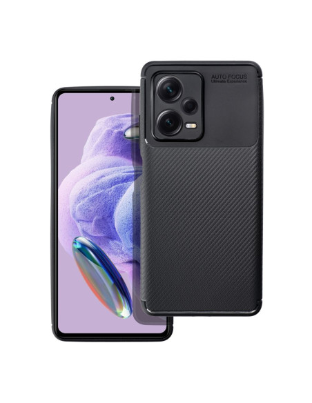 Coque CARBONE PREMIUM pour XIAOMI Redmi NOTE 12 PRO+ 5G noir