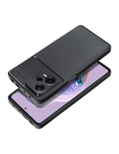 Coque CARBONE PREMIUM pour XIAOMI Redmi NOTE 12 PRO+ 5G noir