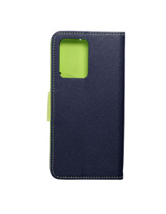 Etui pour XIAOMI Redmi NOTE 12 PRO PLUS 5G bleu marine / vert lime 2