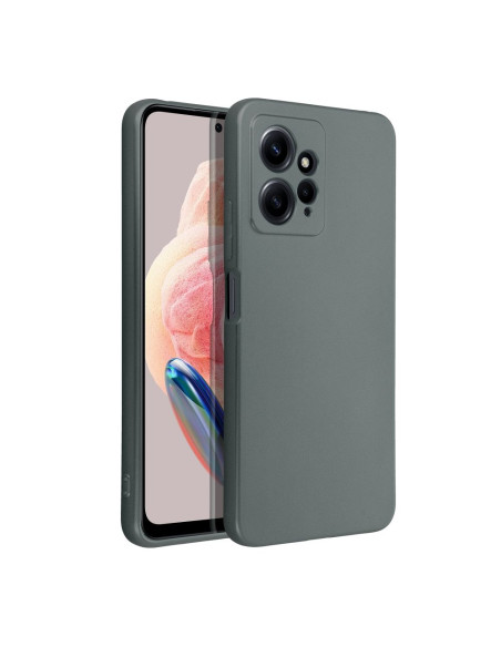 Coque METALLIC pour XIAOMI Redmi NOTE 12 4G gris
