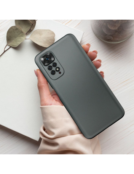Coque METALLIC pour XIAOMI Redmi NOTE 12 4G gris