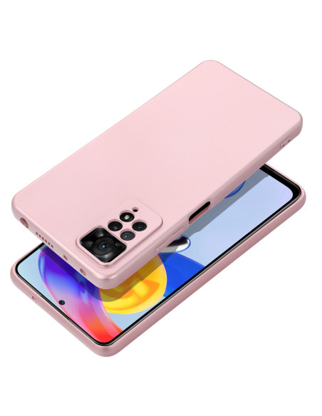 Coque METALLIC pour XIAOMI Redmi Note 12 4G rose