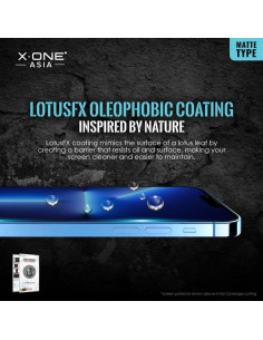 Verre trempé X-ONE Extreme Shock Eliminator 4th gen. (Matte Series) - iPhone 14 Pro Max/15 Plus 2
