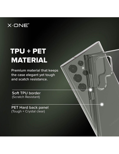 X-ONE Dropguard Coque Lite - pour Samsung Galaxy S23 Ultra