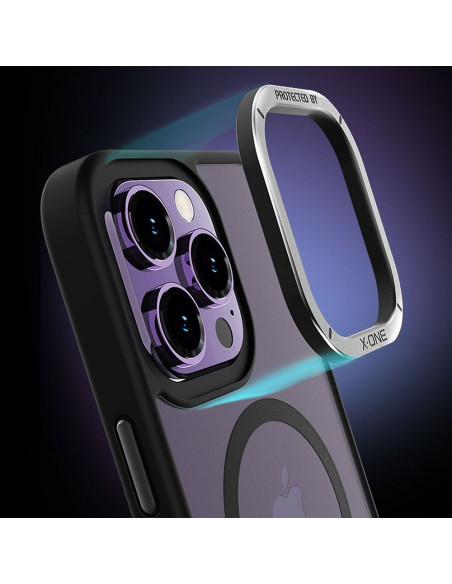 X-ONE Dropguard Magnetic Coque Air (compatible MagSafe) - pour Apple iPhone 14 Plus noir