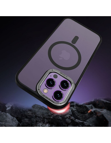X-ONE Dropguard Magnetic Coque Air (compatible MagSafe) - pour Apple iPhone 14 Pro noir