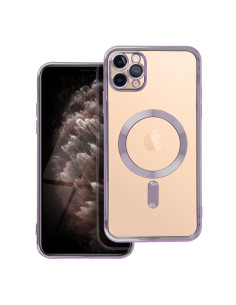 ELECTRO MAG COVER case compatible with MagSafe for IPHONE 11 Pro Max deep purple