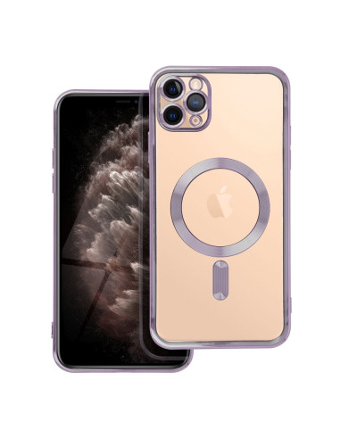 ELECTRO MAG COVER case compatible with MagSafe for IPHONE 11 Pro Max deep purple