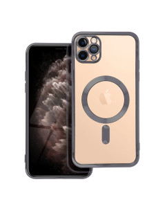 ELECTRO MAG COVER Coque compatible avec MagSafe pour IPHONE 11 Pro Max noir