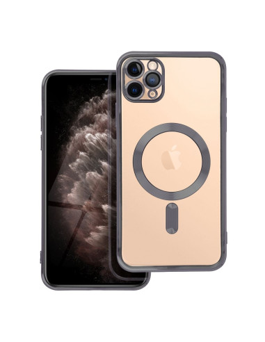 ELECTRO MAG COVER Coque compatible avec MagSafe pour IPHONE 11 Pro Max noir
