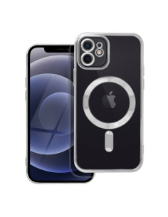 ELECTRO MAG COVER compatible avec MagSafe pour IPHONE 12 argenté