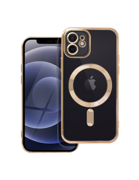 ELECTRO MAG COVER Coque compatible avec MagSafe pour IPHONE 12 or