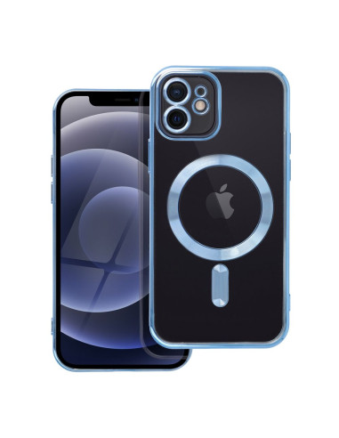 ELECTRO MAG COVER compatible avec MagSafe pour IPHONE 12 bleu