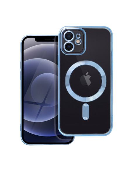 ELECTRO MAG COVER compatible avec MagSafe pour IPHONE 12 bleu