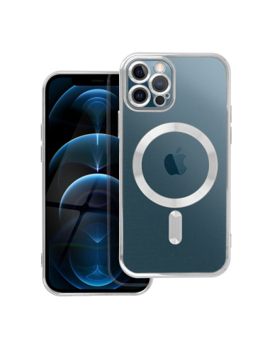 ELECTRO MAG COVER compatible avec MagSafe pour IPHONE 12 Pro argenté
