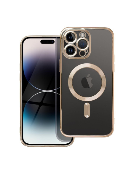 ELECTRO MAG COVER Coque compatible avec MagSafe pour IPHONE 12 Pro or