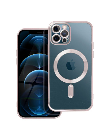 ELECTRO MAG COVER Coque compatible avec MagSafe pour IPHONE 12 Pro rose gold