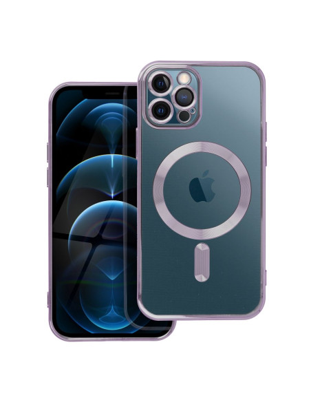 Coque ELECTRO MAG COVER compatible avec MagSafe pour IPHONE 12 Pro violet