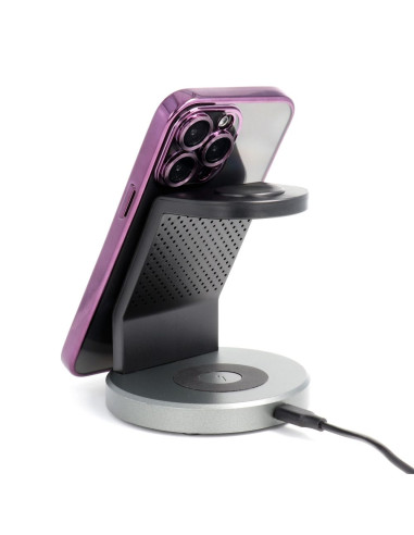 Coque ELECTRO MAG COVER compatible avec MagSafe pour IPHONE 12 Pro violet