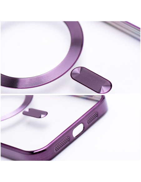 Coque ELECTRO MAG COVER compatible avec MagSafe pour IPHONE 12 Pro violet