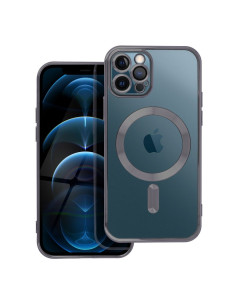 ELECTRO MAG COVER Coque compatible avec MagSafe pour IPHONE 12 Pro noir