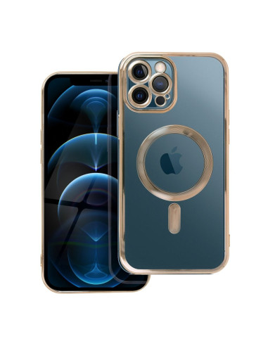 Coque ELECTRO MAG COVER compatible avec MagSafe pour IPHONE 12 Pro Max or